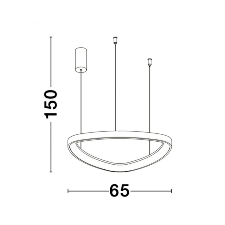Nova Luce NL 9053553 ESTEVA 1 ágú függeszték LED lámpa